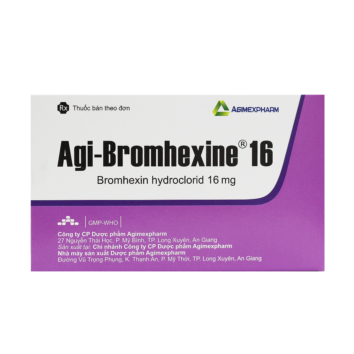 AGI-BROMHEXINE 16MG AGI-BROMHEXINE 16MG