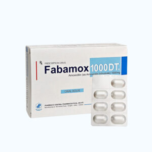 Amoxicilin (Fabamox 1000DT) 1000mg