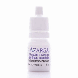 BRINZOLAMID + TIMOLOL (AZARGA) 10MG-ML + 5MG-ML