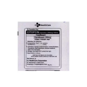 CIPROFLOXACIN (CITOPCIN INJECTION) 2MG-ML X 200ML