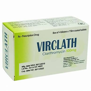CLARITHROMYCIN (VIRCLATH) 500MG CLARITHROMYCIN (VIRCLATH) 500MG