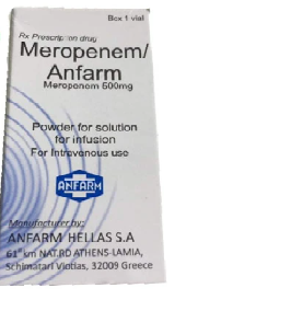 MEROPENEM (MEROPENEM- ANFARM) 500MG