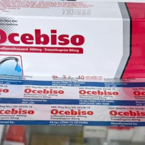 SULFAMETHOXAZOL + TRIMETHOPRIM 400MG + 80MG (OCEBISO)