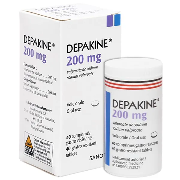 VALPROAT NATRI (DEPAKINE) 200MG